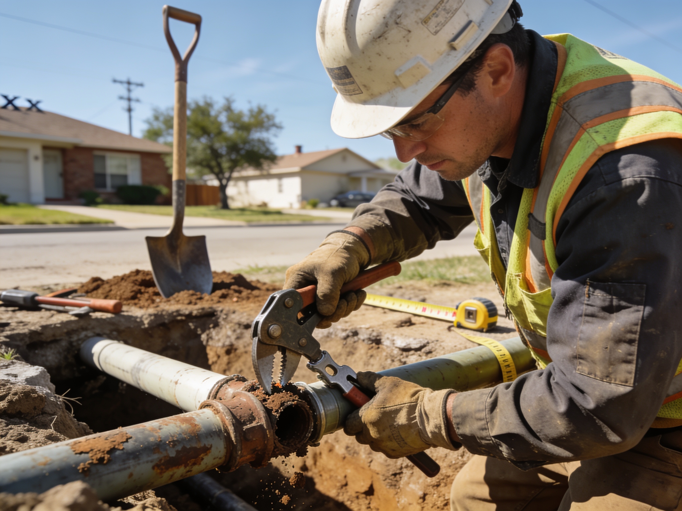 Water Line Replacement Near Me in Texas